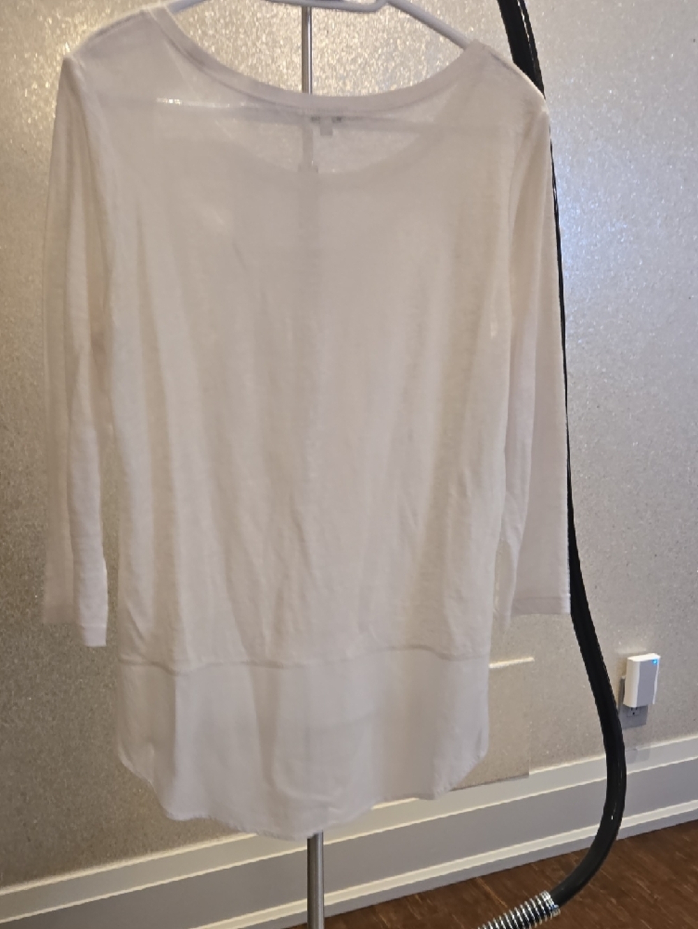 Splendid White High-Low Tunic Top - Picture 3 of 3